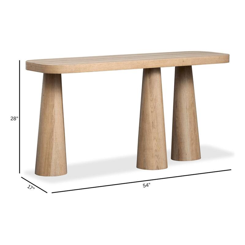 Magnussen Home Lanfer Peanut Rectangular Sofa Table - 54''W x 17''D x 28''H