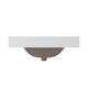 CRAFT + MAIN QZ31224R 31" Quartz Vanity Top with Backsplash and