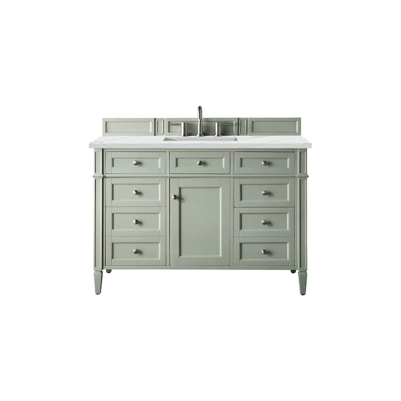 James Martin Vanities Brittany 48" Single Vanity, Sage Green