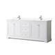 Option White / White Cultured Marble Top / Polished