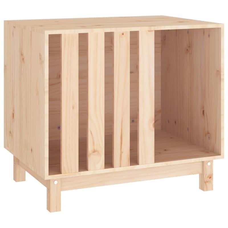 vidaXL Dog House Pine Solid pine wood (untreated) Medium Durable
