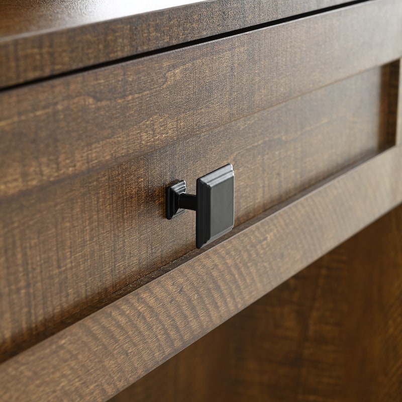 Vanity Desk with Touch Control Light Mirror, Dressing Table Set with Charging Station & Stool, Large Makeup Vanity Table