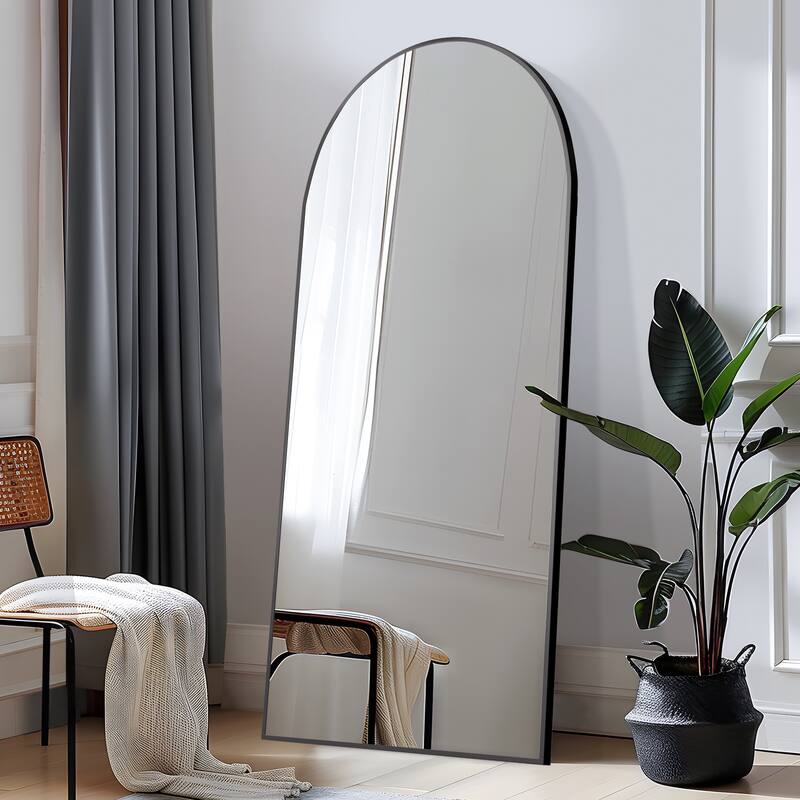 Aluminum Alloy Fine Edge Right Angle Full Length Mirror