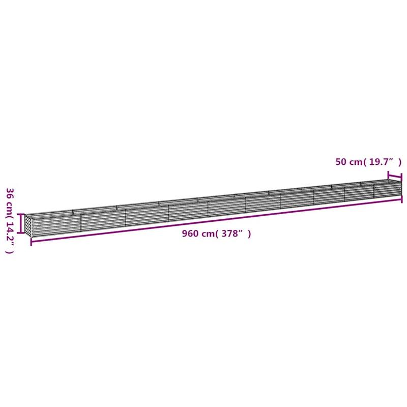vidaXL Garden Raised Bed