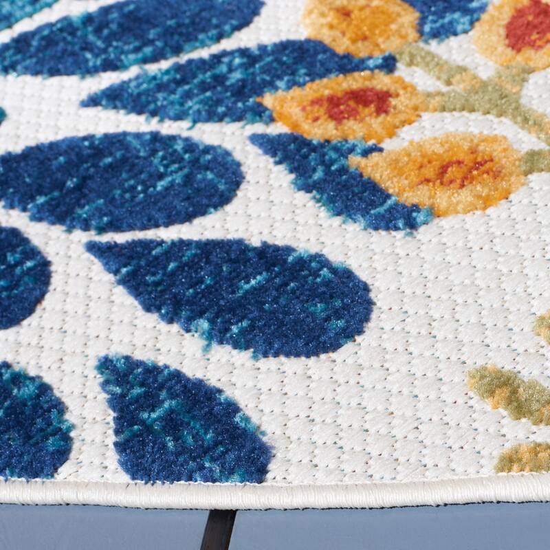 SAFAVIEH Cabana Lilah Indoor/ Outdoor Waterproof Patio Floral Rug