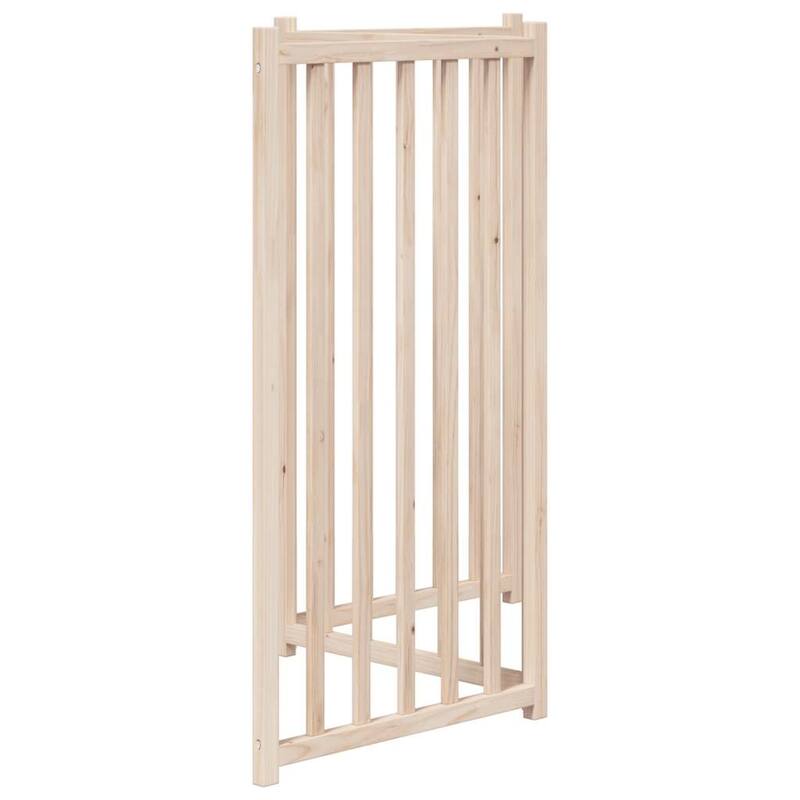 vidaXL Dog Gate Set of 3 Solid fir wood 59.1 in Foldable Dog Gate - 35.4 x 59.1 x 0.8