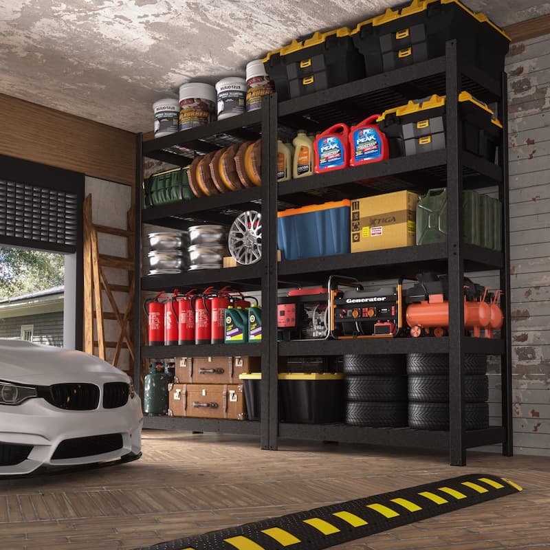 VEIKOUS 5-Tier Heavy Duty Metal Shelving Unit, 3000LBS Capacity Adjustable Storage Shelves for Garage & Pantry Organization