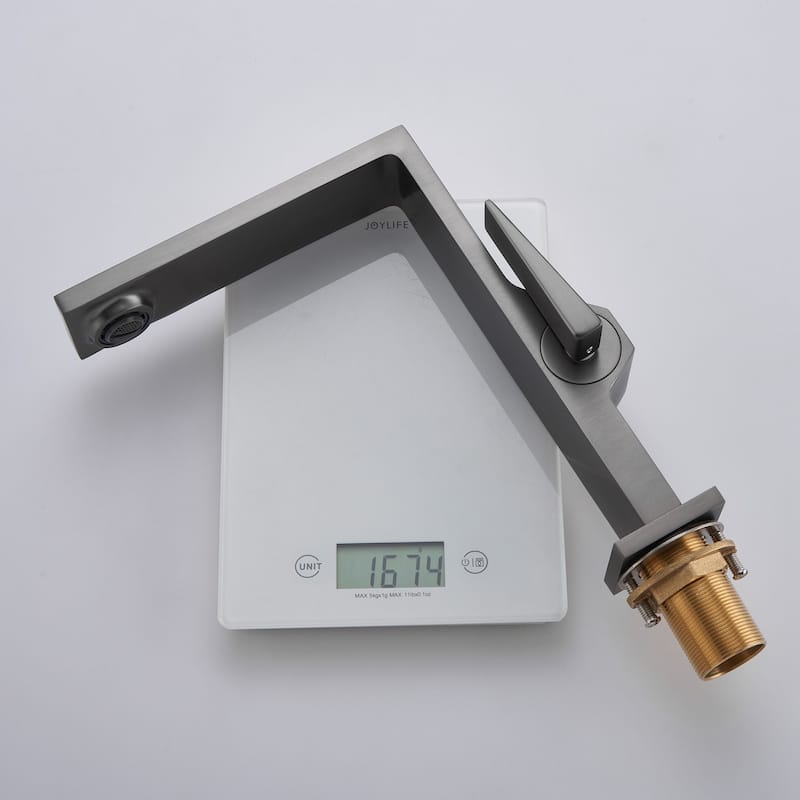 Single Hole Brushed Gold Bathroom Faucets