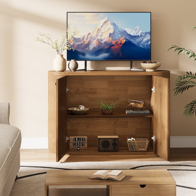 47 Inch TV Stand for TVs up to 55 Inch - 13.7" D x 47.2" W x 31.5" H