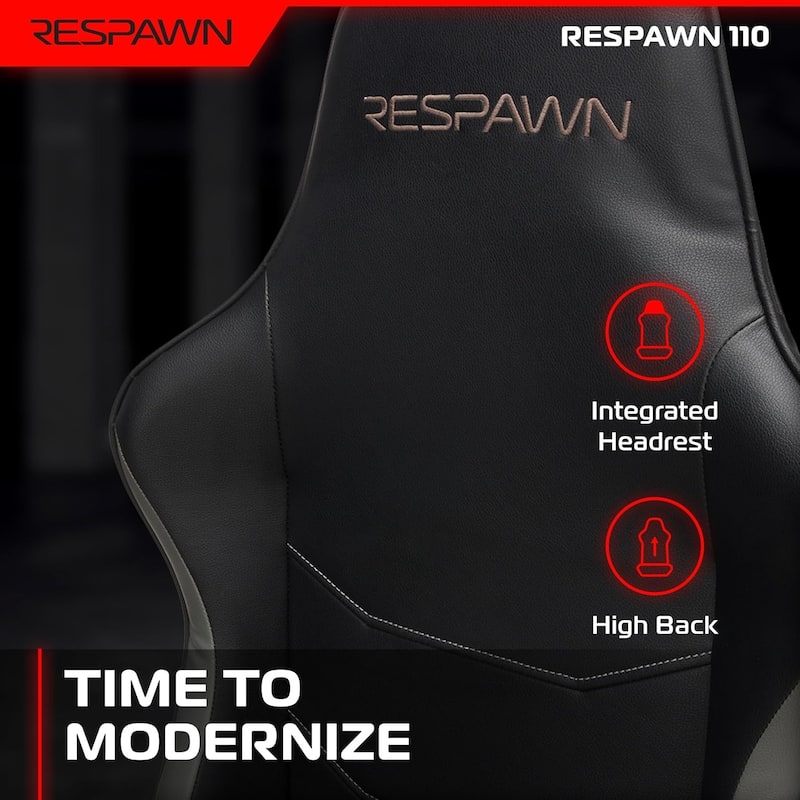 RESPAWN 110 Ergonomic Gaming Chair - Racing Style High Back PC Computer Desk Office Chair