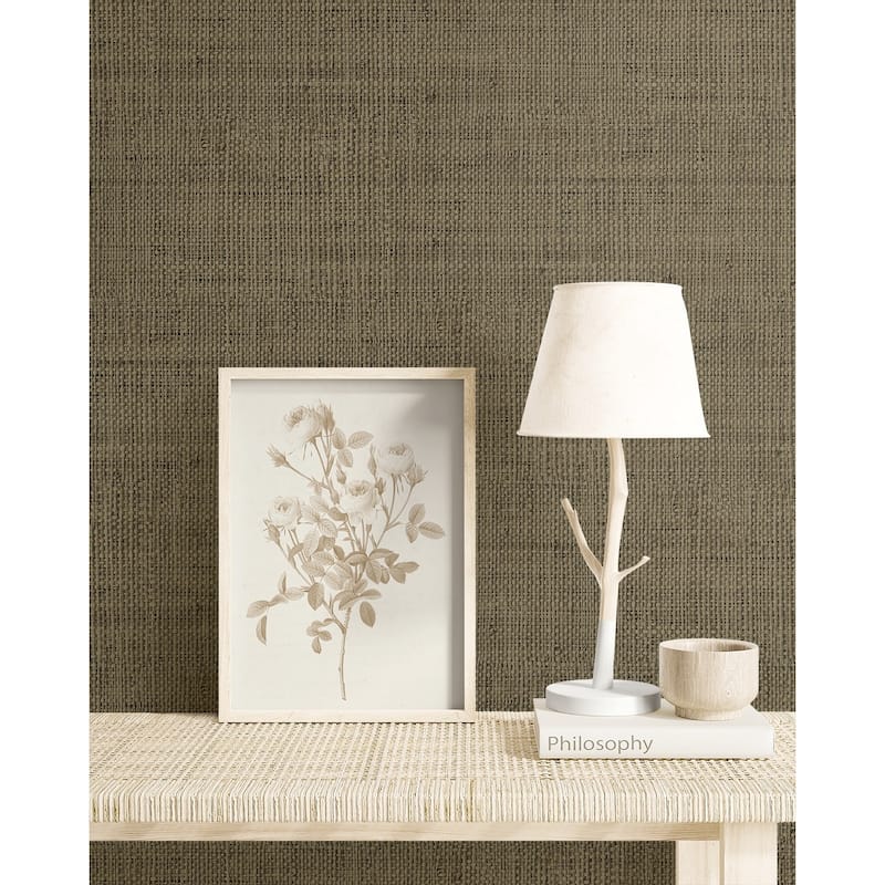 Seabrook Designs Wild Bind Embossed Vinyl Unpasted Wallpaper