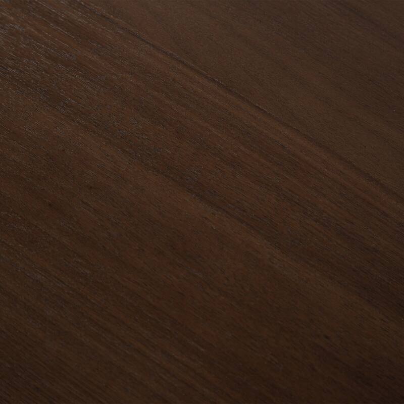 Oval Dining Table with Arc-Shaped Edge Top and Rattan Woven Base Modern Farmhouse Kitchen Table for Living Room Dining Room