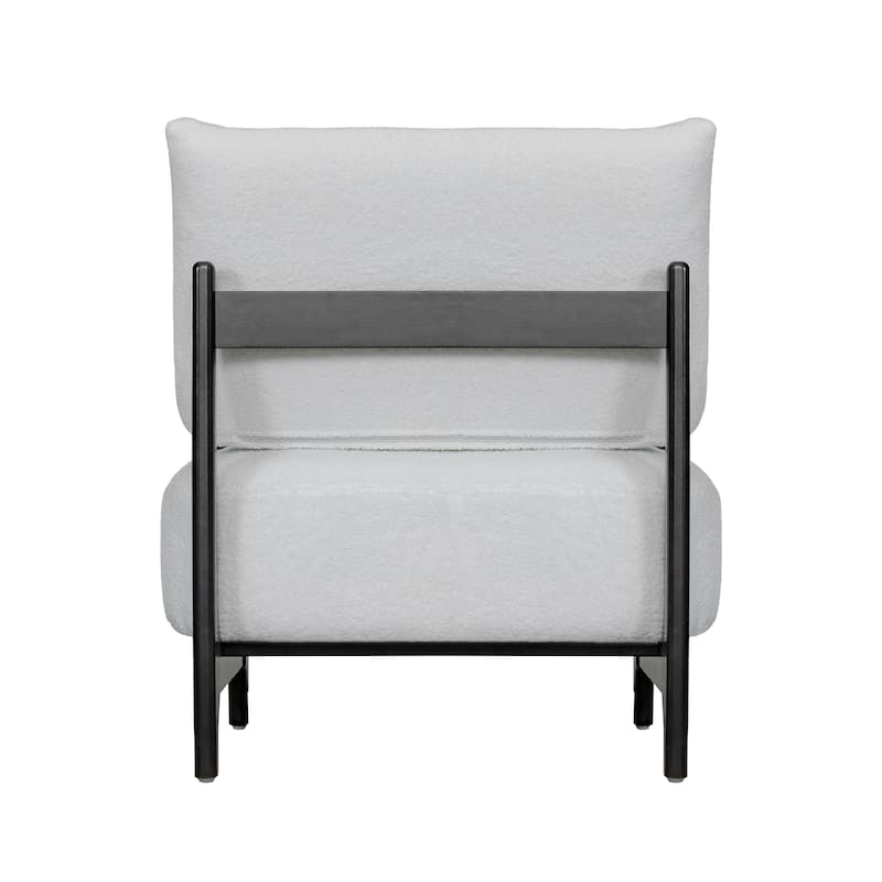 Single sofa chair Living Room Bedroom Lamb fleece Single Chair Retro Solid Wood Lazy Sofa Casual Chair