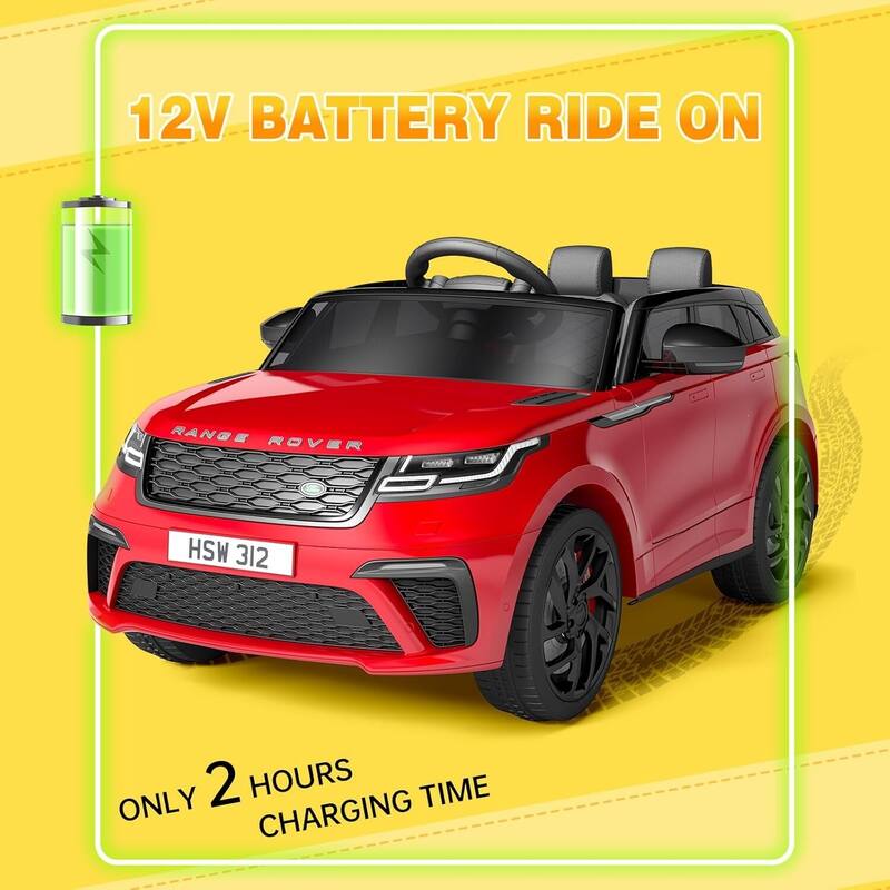 Kids Electric Ride On Toy Car for 4-8 Year Olds with Mp3 Player, Remote Control