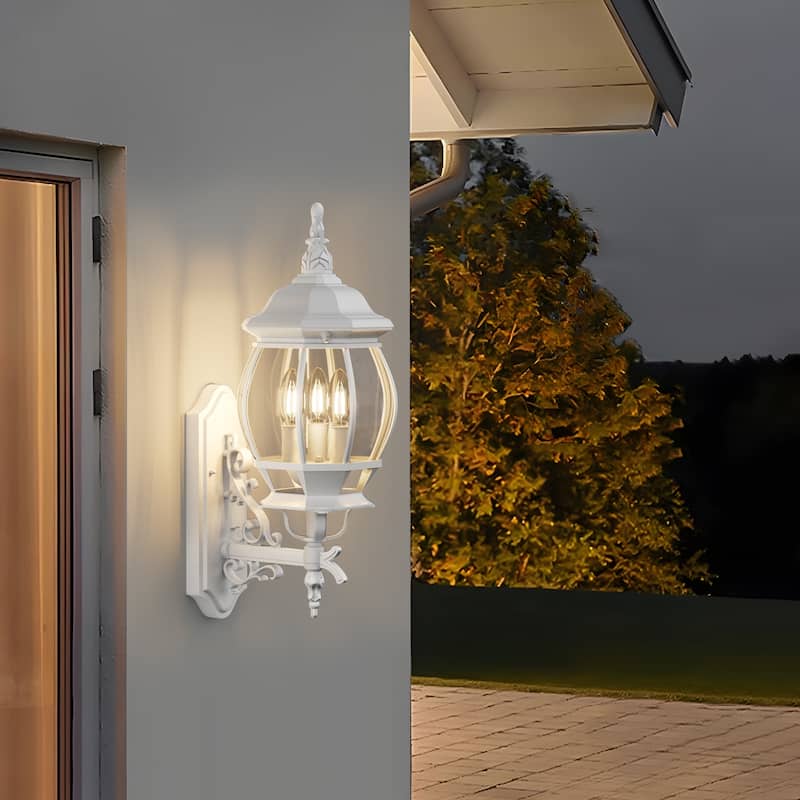Outdoor 1/3 Light Waterproof Aluminum Wall Light