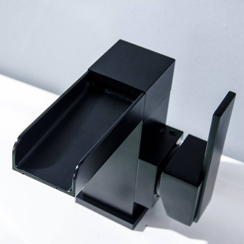 Antique Matte Black Single Hole Bathroom Faucet
