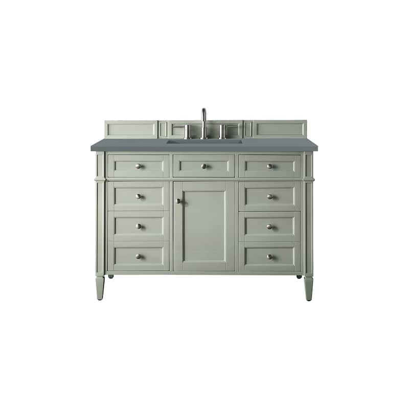 James Martin Vanities Brittany 48" Single Vanity, Sage Green