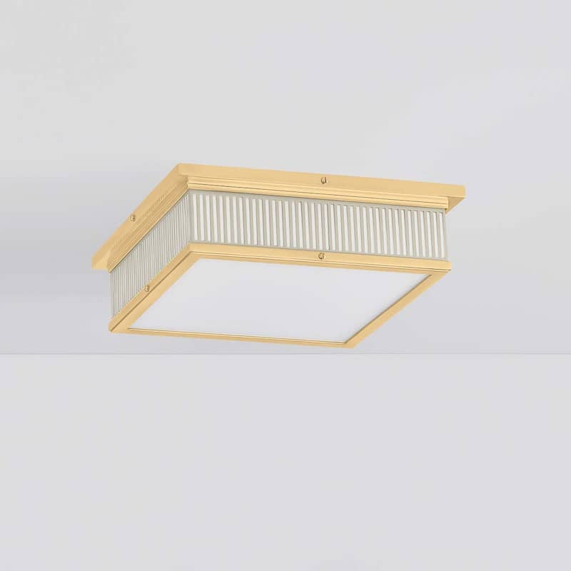 Hudson Valley Lighting MDS1900 Ashdown 14" Wide LED Flush Mount Square