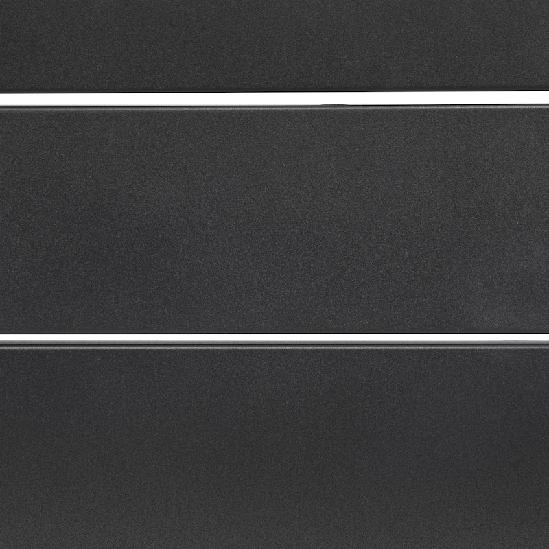 Outdoor 3-Piece Textilene Bar Set, Height Back Bar Stools and Umbrella Hole, Black and Gray