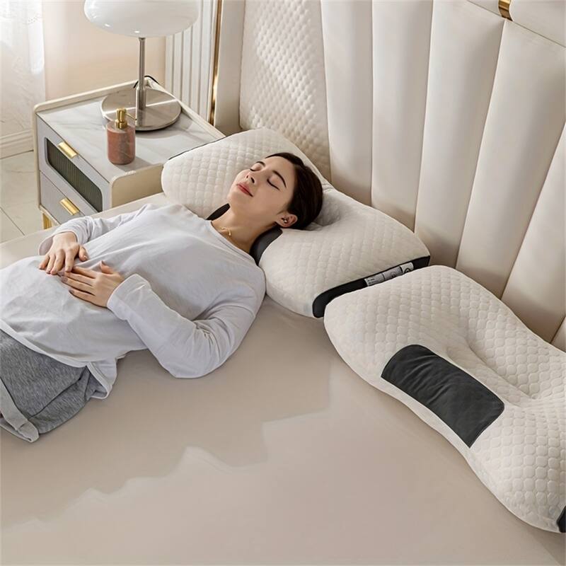 Bed Pillows for Sleeping Set of 2/4/6, Ergonomic Cervical Neck Pillows, Gusseted Pillow for Back, Stomach or Side Sleepers