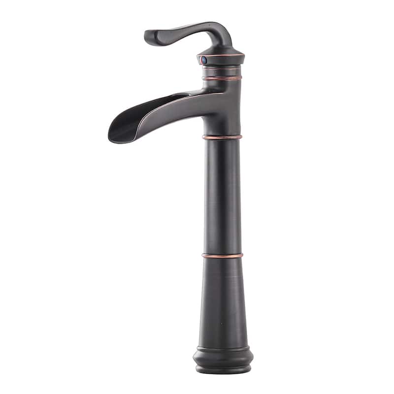 Waterfall Single Handle Bathroom Faucet-Oil Rubbed Bronze