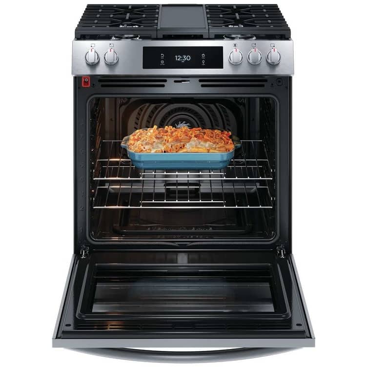 Frigidaire GCFG3060B 30" Wide 6.1 Cu. Ft. Gas Range with Air Fry and