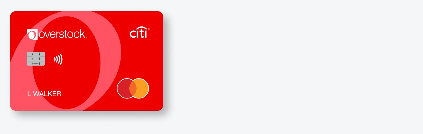 Introducing the new Overstock™ Mastercard®.