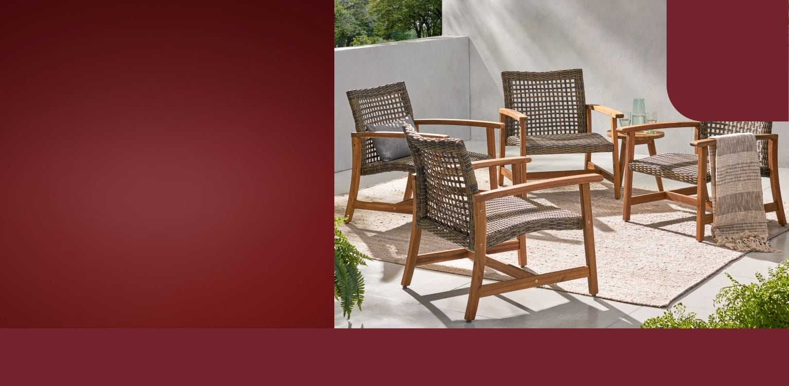 Patio. Up to 45% Off*. Deals on outdoor living. Featuring Signature Design by Ashley, California Umbrella, and Cambridge Casual. Save Now.