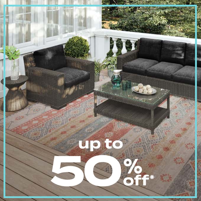 Up To 50% Off* Outdoor Rugs