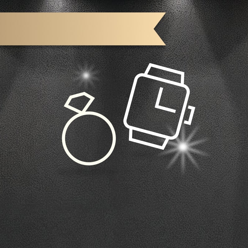 Up to 60% off* Jewelry & Watches.