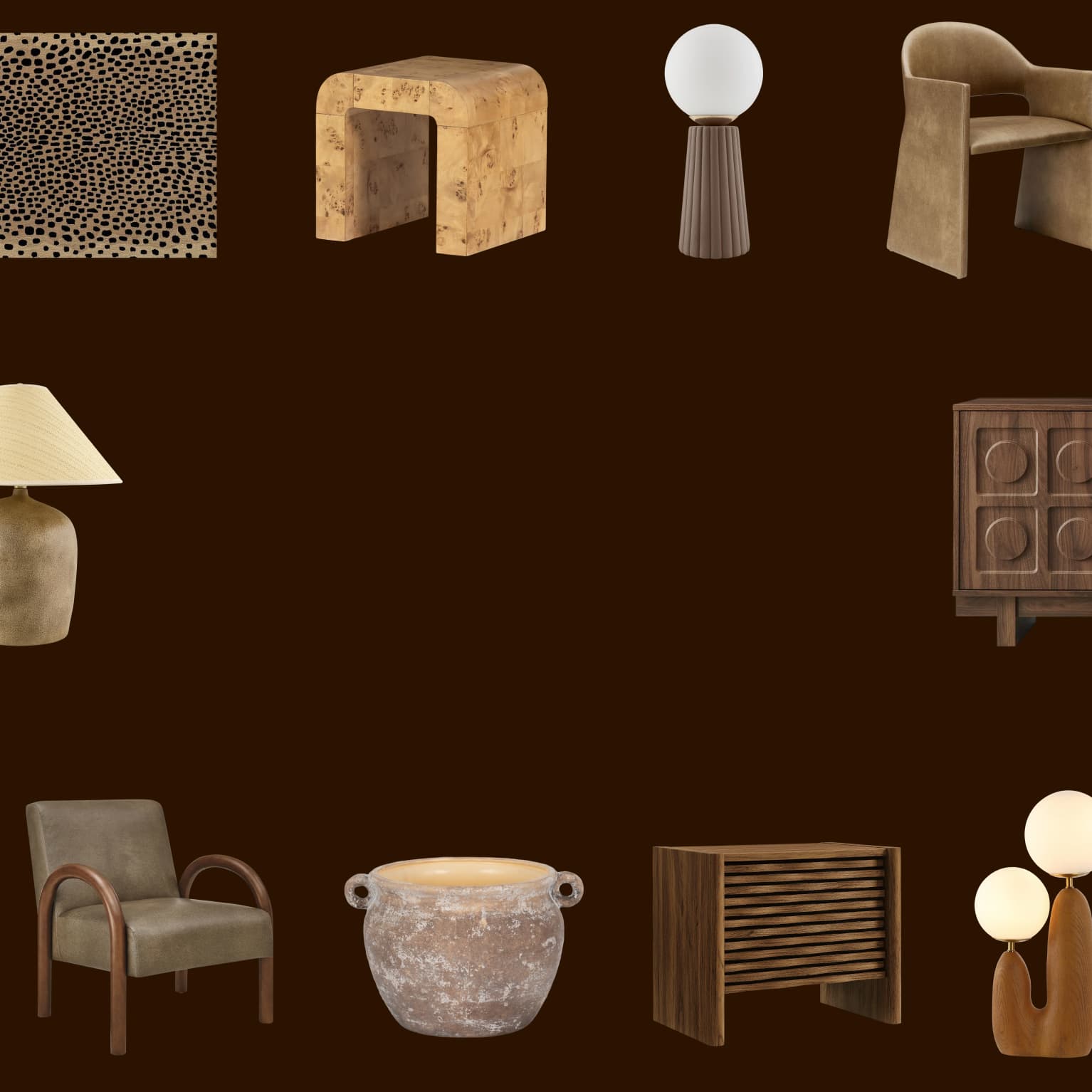 Color crush: shades of brown. Up to 40% off*. Warm, inviting picks for every room. Save Now.