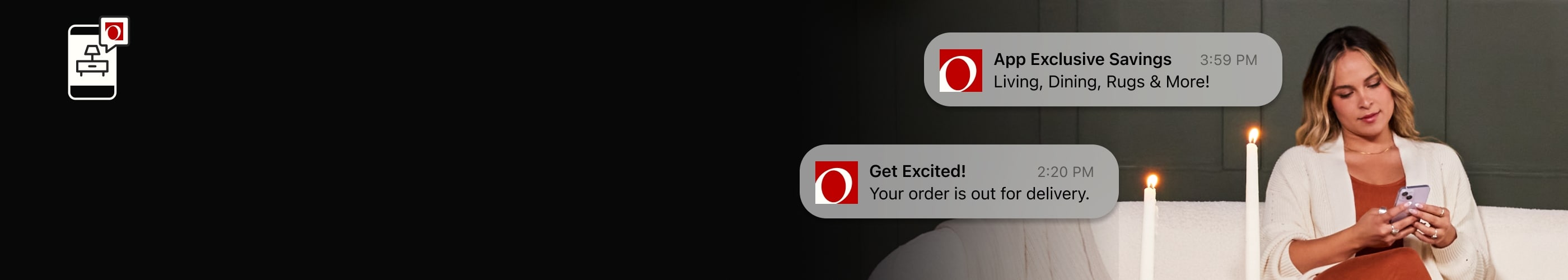 Deals on the go. Save even more on the Overstock app! Download the App.