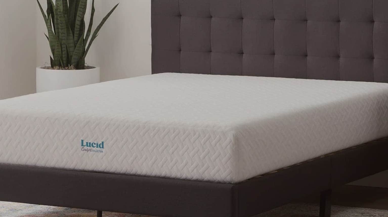 up to 25% off* select mattresses by LUCID. Save Now.