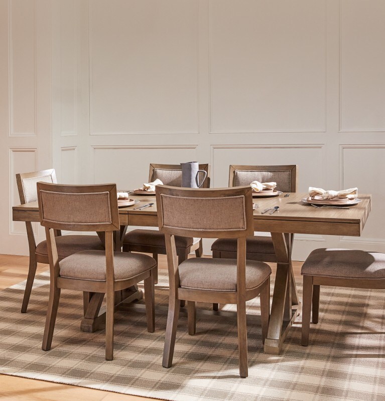 Room to gather. Create a feast-friendly dining room. Shop Now