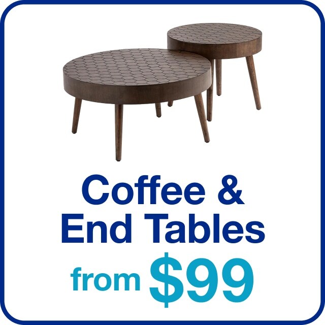 Coffee & End Tables from $99