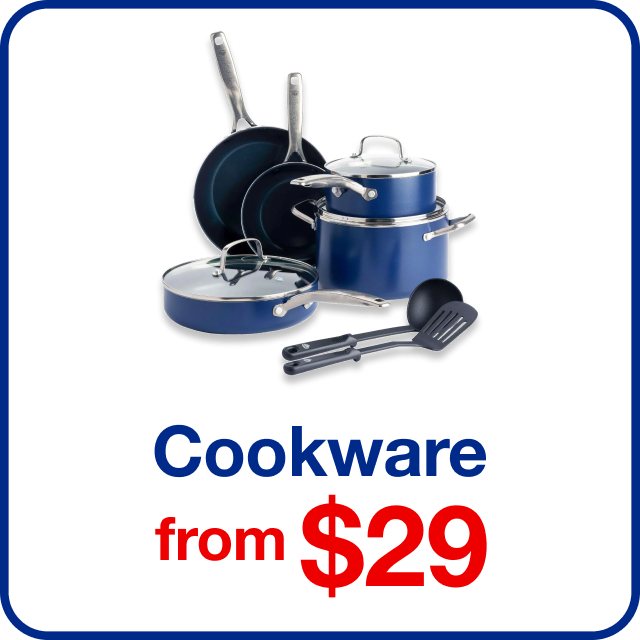 Cookware from $29