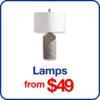 Lamps from $49