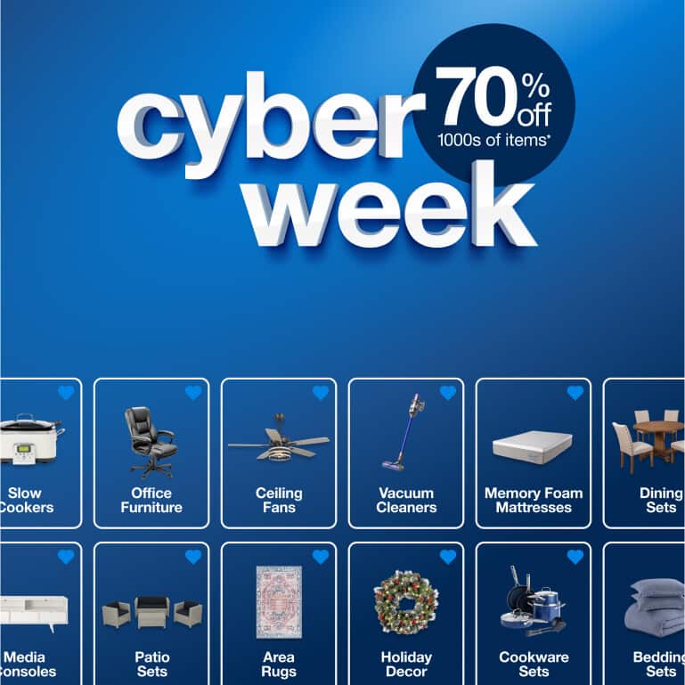 cyber week. Even more deals & doorbusters! 70% off 1000s of items* featuring: Cuisinart. Shop Now