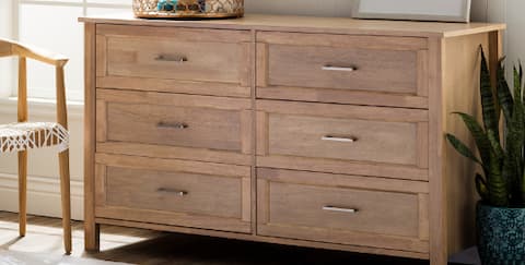 Light wood dresser