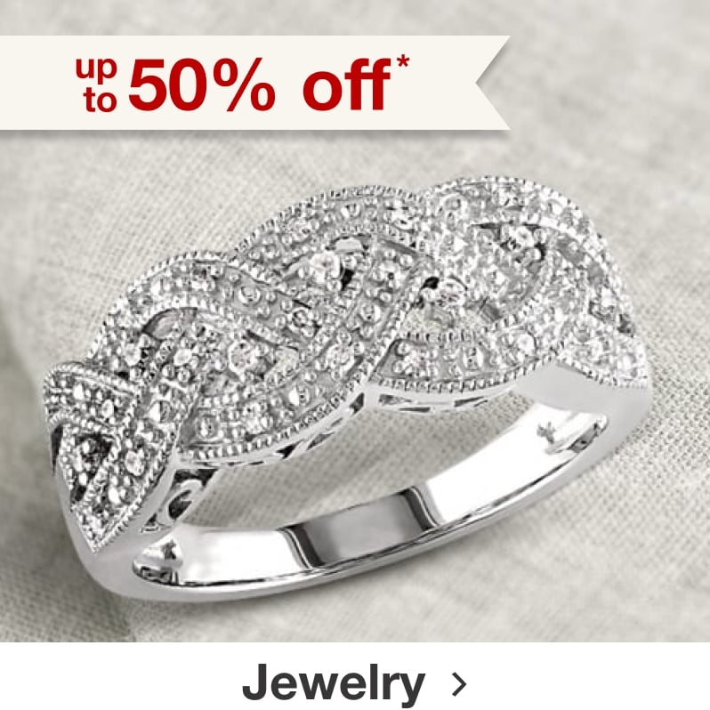 up to 50% off* Jewelry