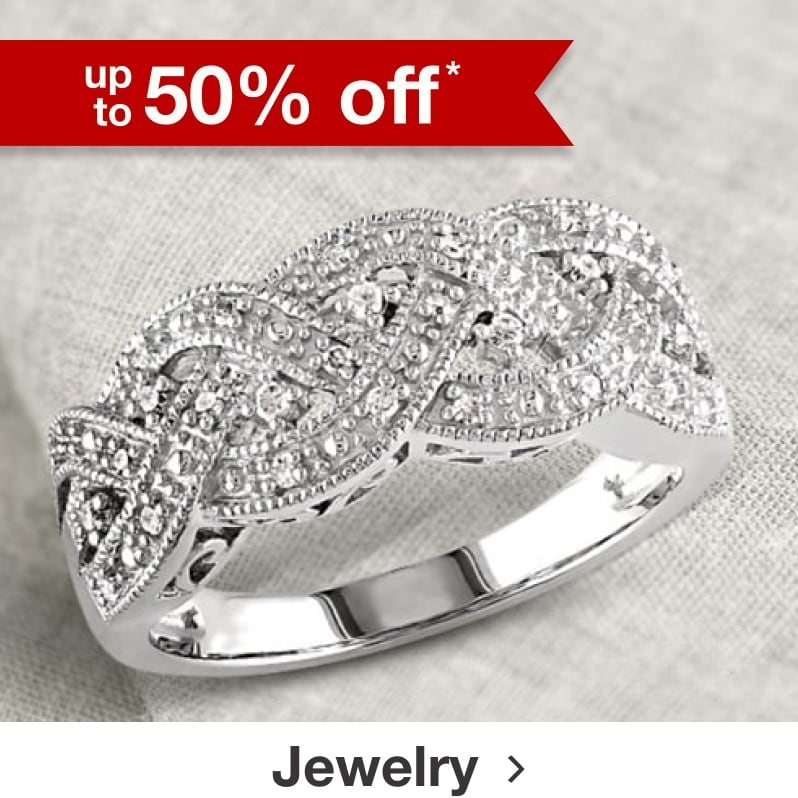 up to 50% off* Jewelry