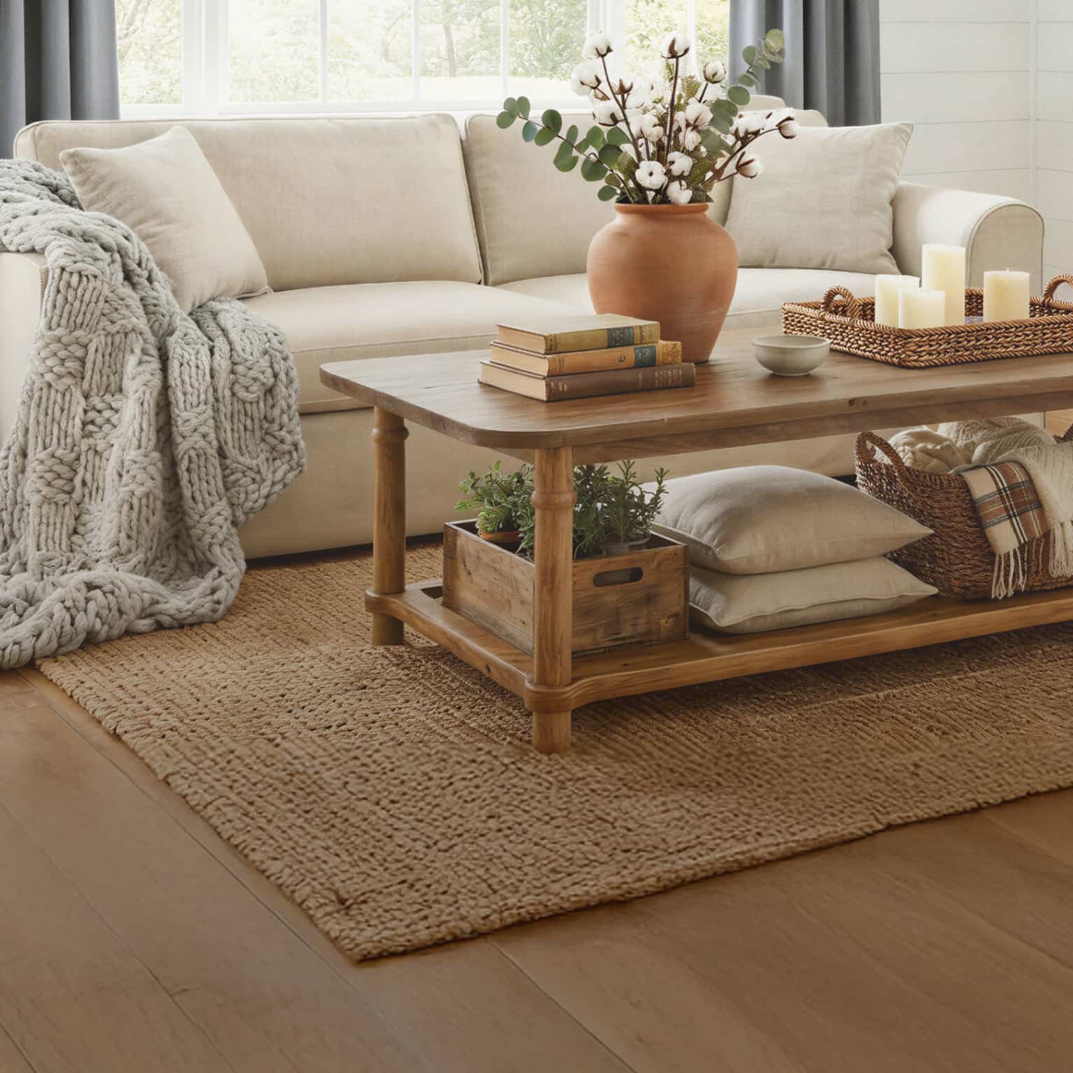 Farmhouse style edit. Up to 40% off*. Room-ready updates with classic, rustic charm. Save Now.