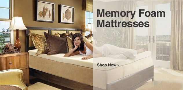 Overstock memory deals foam mattress