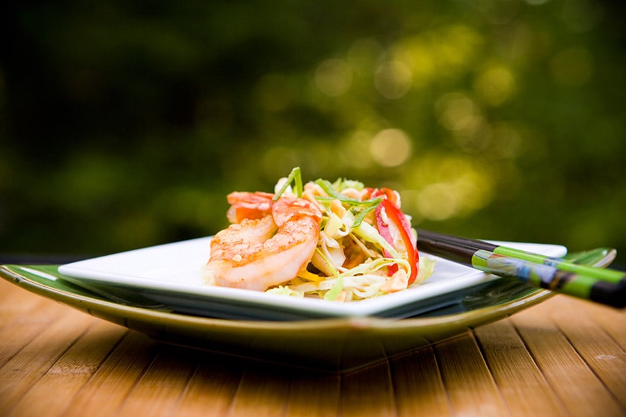 Thai Rice Noodle Salad Bowl Recipe Farmer's Market on Overstock™