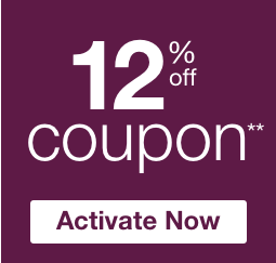 12% off coupon****