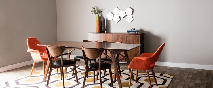 Trend Alert: Mid-Century Modern Decor Ideas - Overstock.com  Mid-Century Modern Dining Room Open Space