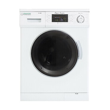 Washer and dryer combo in white