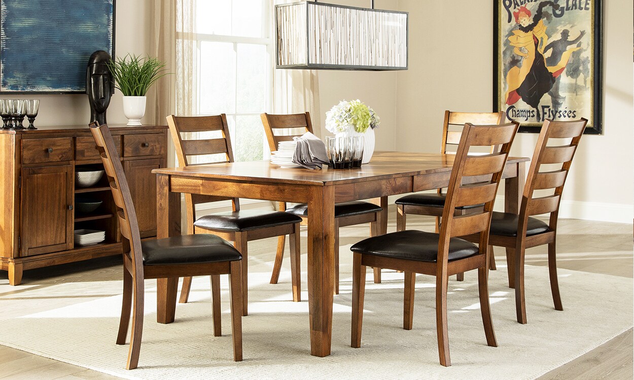 Standard Height Dining Room Tables With Leaf