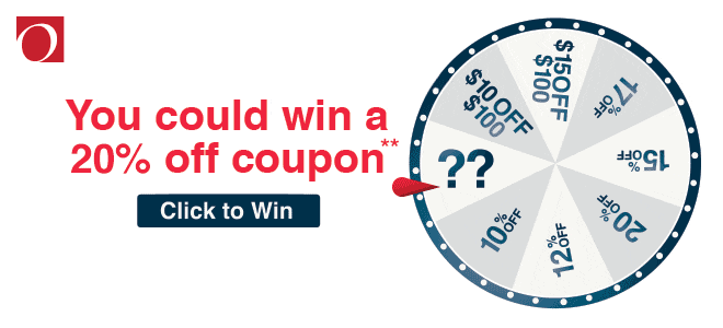 You could win a 20% off coupon