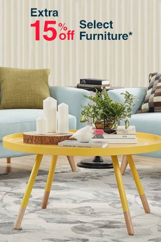 Extra 15% off Select Furniture*